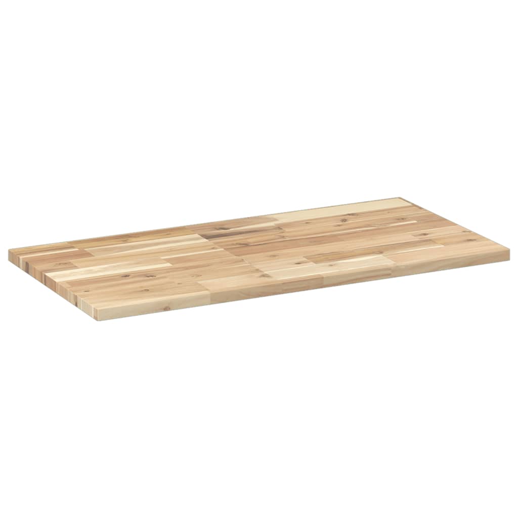 kezeletlen tömör akácfa fürdőszobapult 100x40x2 cm
