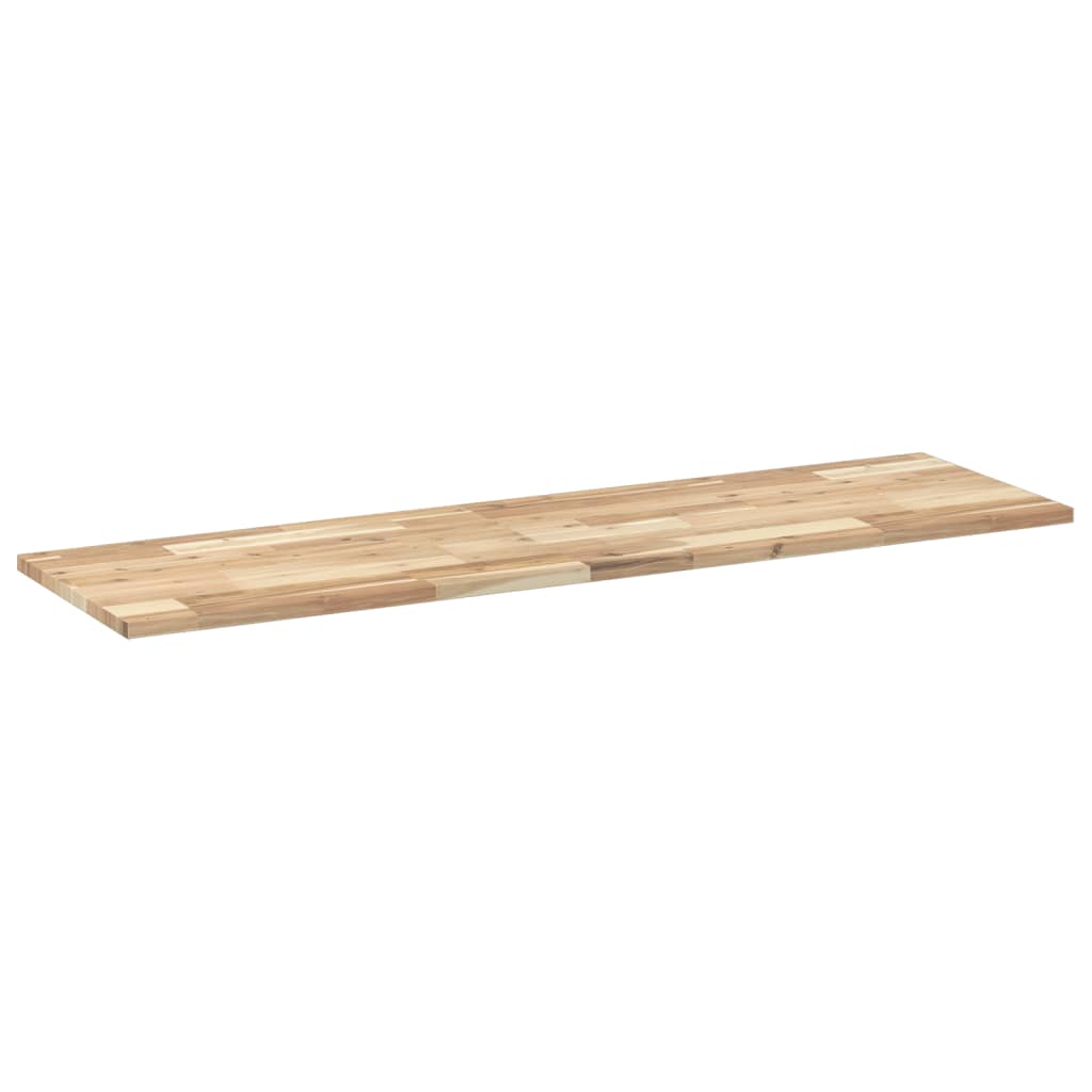 kezeletlen tömör akácfa fürdőszobapult 120x40x2 cm