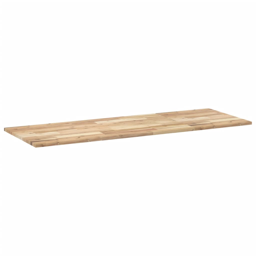 kezeletlen tömör akácfa fürdőszobapult 160x50x2 cm