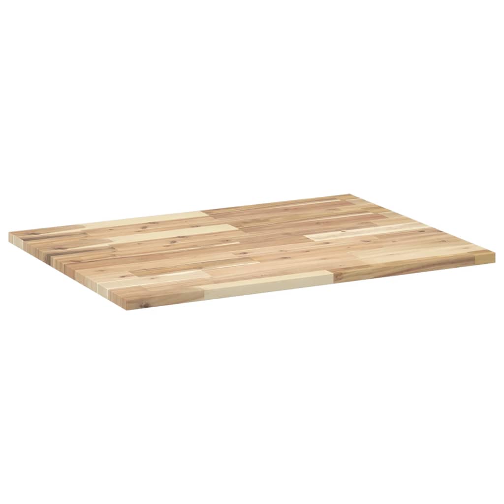 kezeletlen tömör akácfa fürdőszobapult 80x60x2 cm