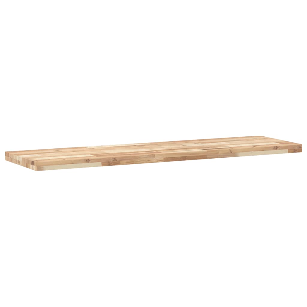 kezeletlen tömör akácfa fürdőszobapult 120x40x4 cm