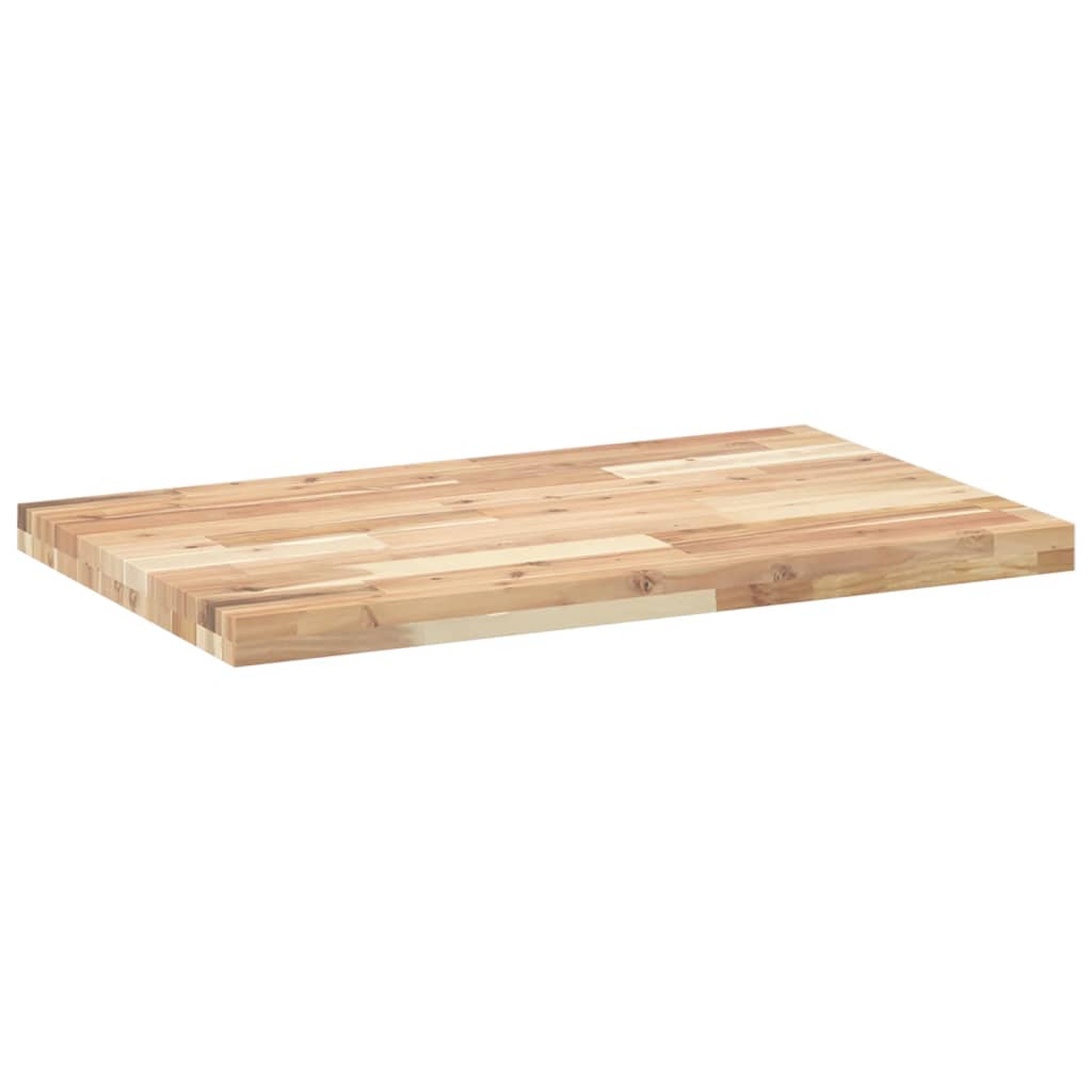 kezeletlen tömör akácfa fürdőszobapult 80x50x4 cm