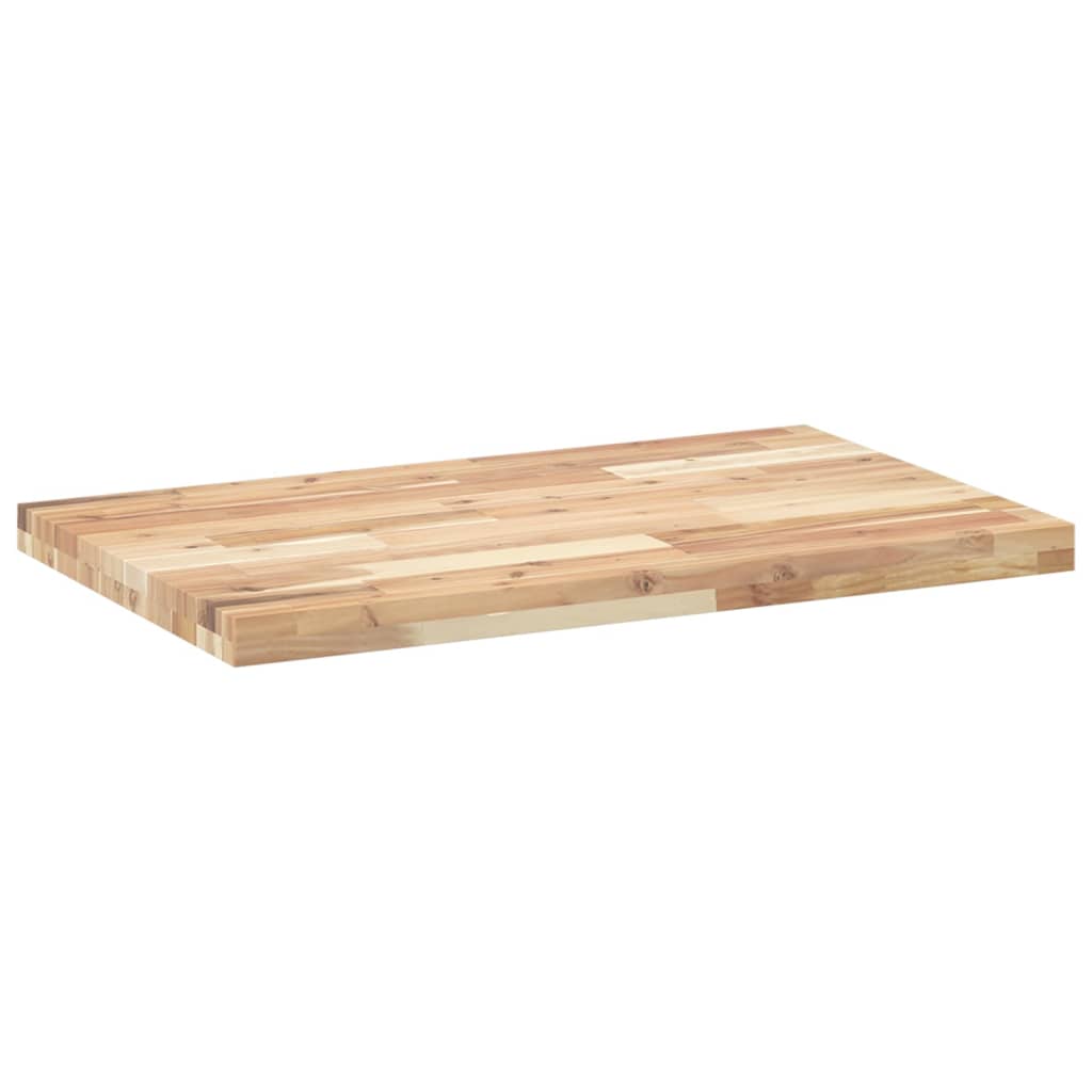 kezeletlen tömör akácfa fürdőszobapult 100x50x4 cm