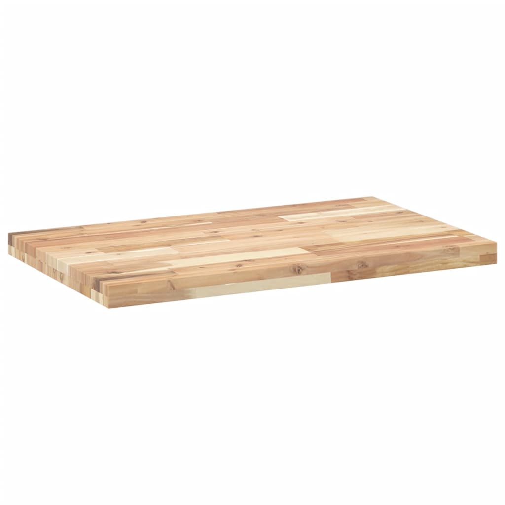 kezeletlen tömör akácfa fürdőszobapult 100x50x4 cm