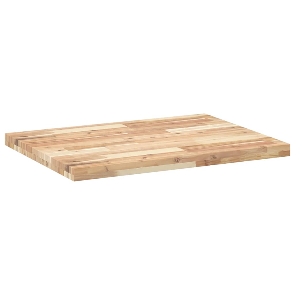 kezeletlen tömör akácfa fürdőszobapult 100x60x4 cm