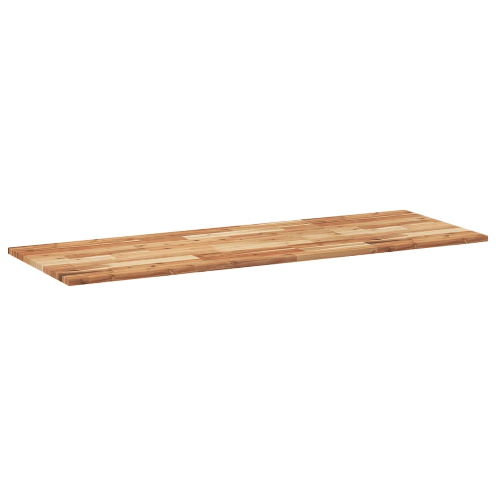 olajbevonatú tömör akácfa fürdőszobapult 140 x 50 x 2 cm