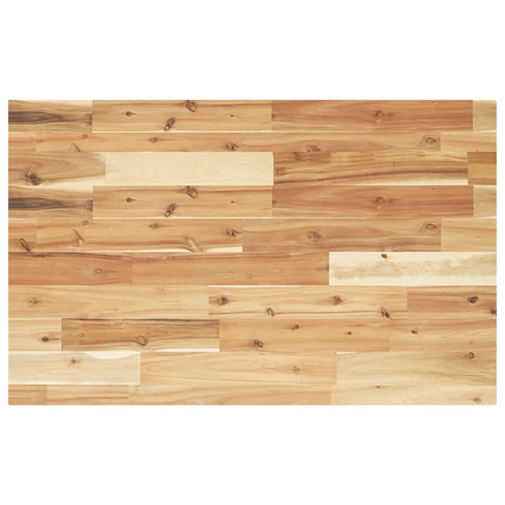 olajbevonatú tömör akácfa fürdőszobapult 100 x 50 x 4 cm