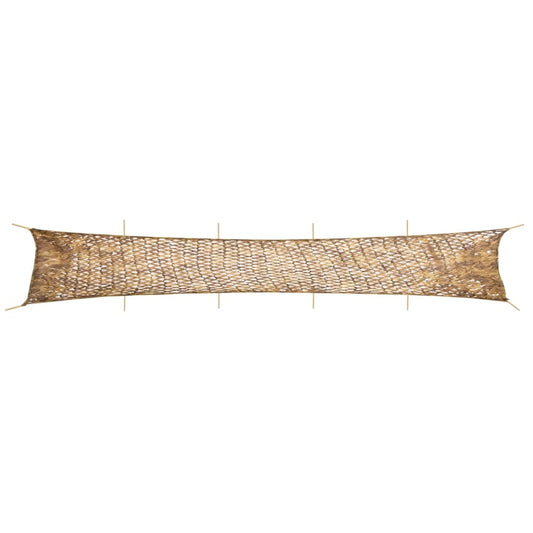 homokszínű kamuflázsháló tárolózsákkal 1038x137 cm