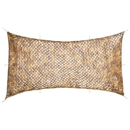 homokszínű kamuflázsháló tárolózsákkal 708x423 cm