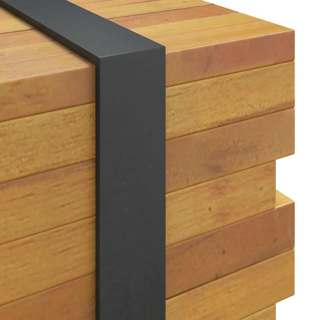 TV állvány Barna 110 x 30 x 30 cm Tömör Teakfa