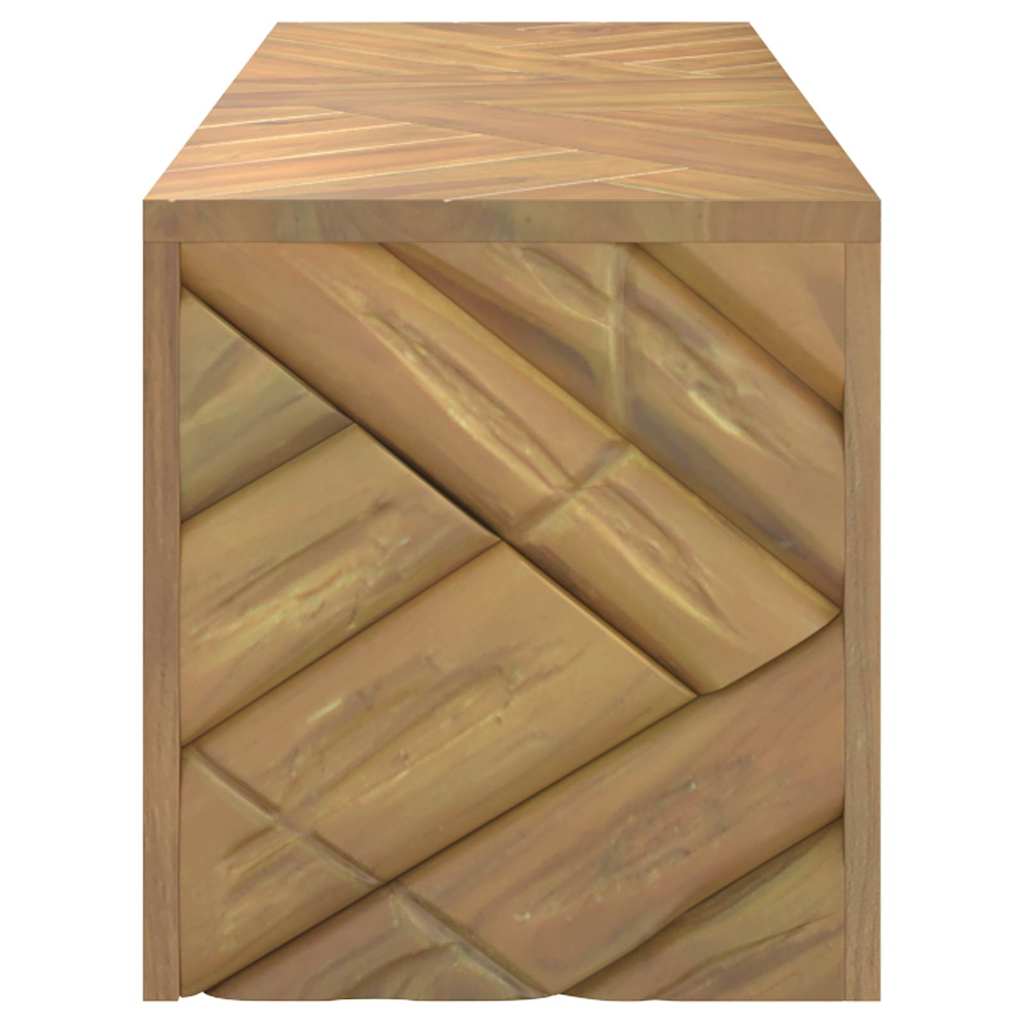 tömör tíkfa dohányzóasztal 110x35x38 cm