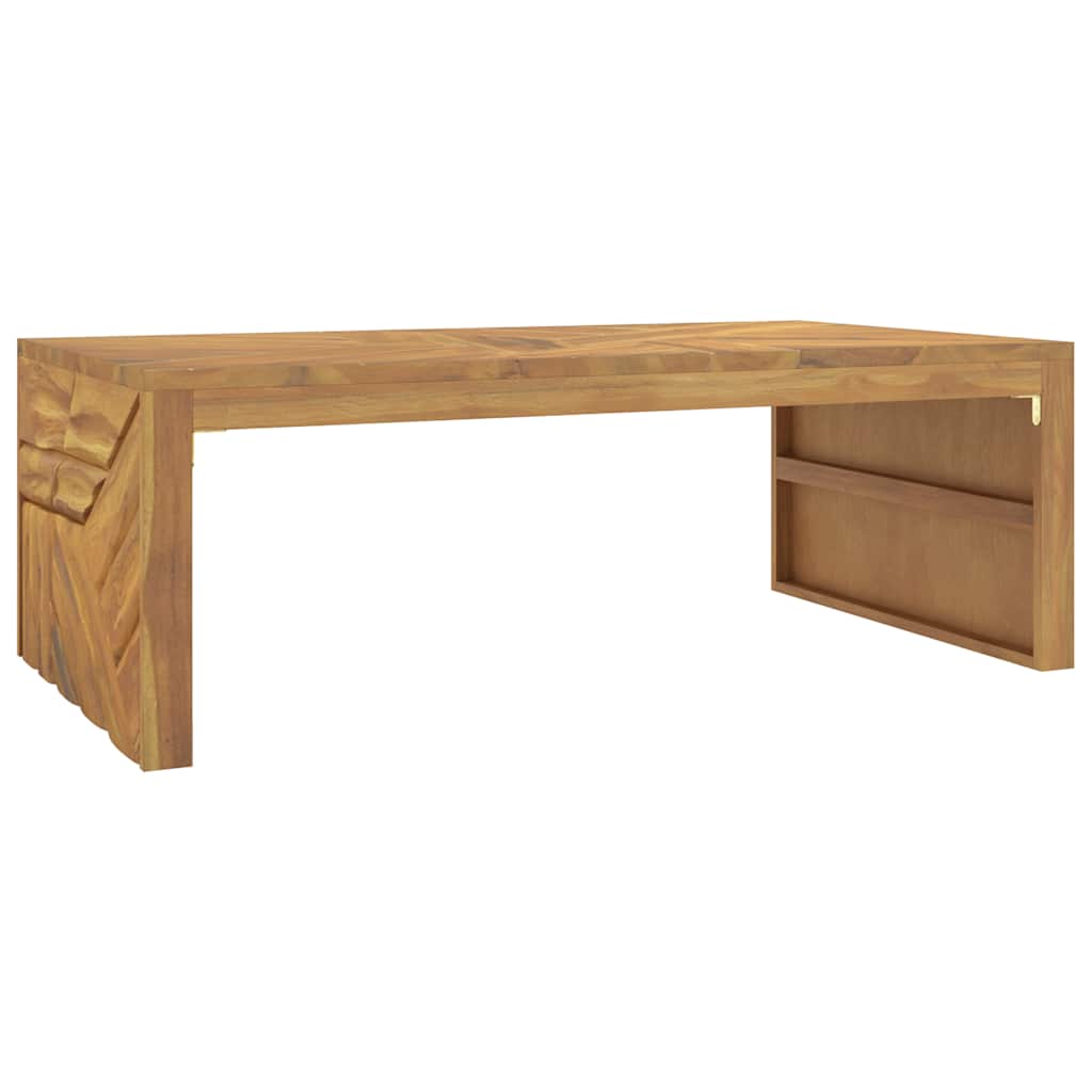 tömör tíkfa dohányzóasztal 110x60x38