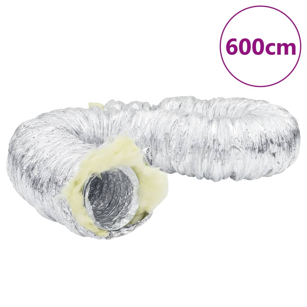 szigetelt alumínium szellőzőcső 6 m Ø12,5 cm