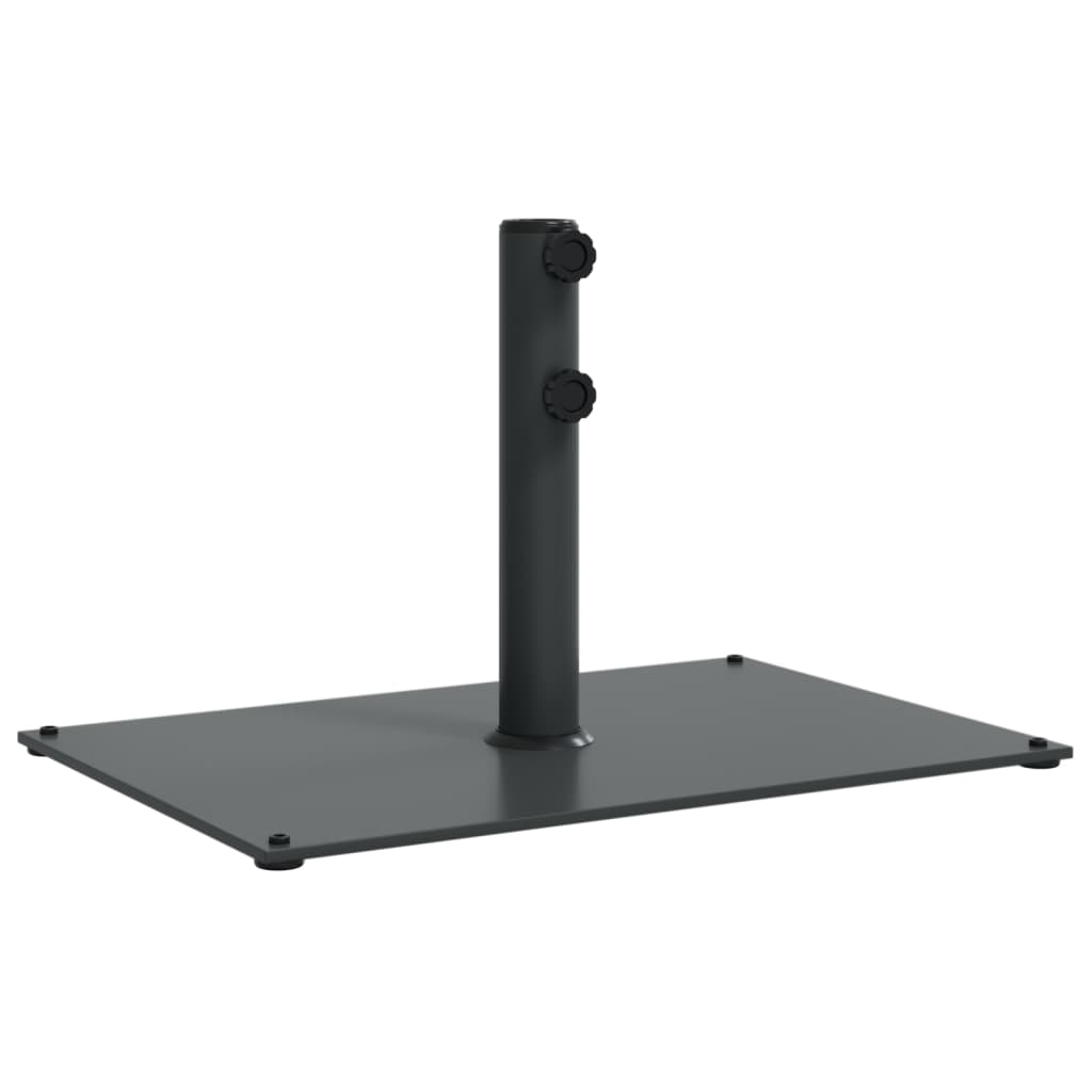 téglalap alakú napernyőtalp Ø32/38/48 mm-es rúdhoz 15 kg