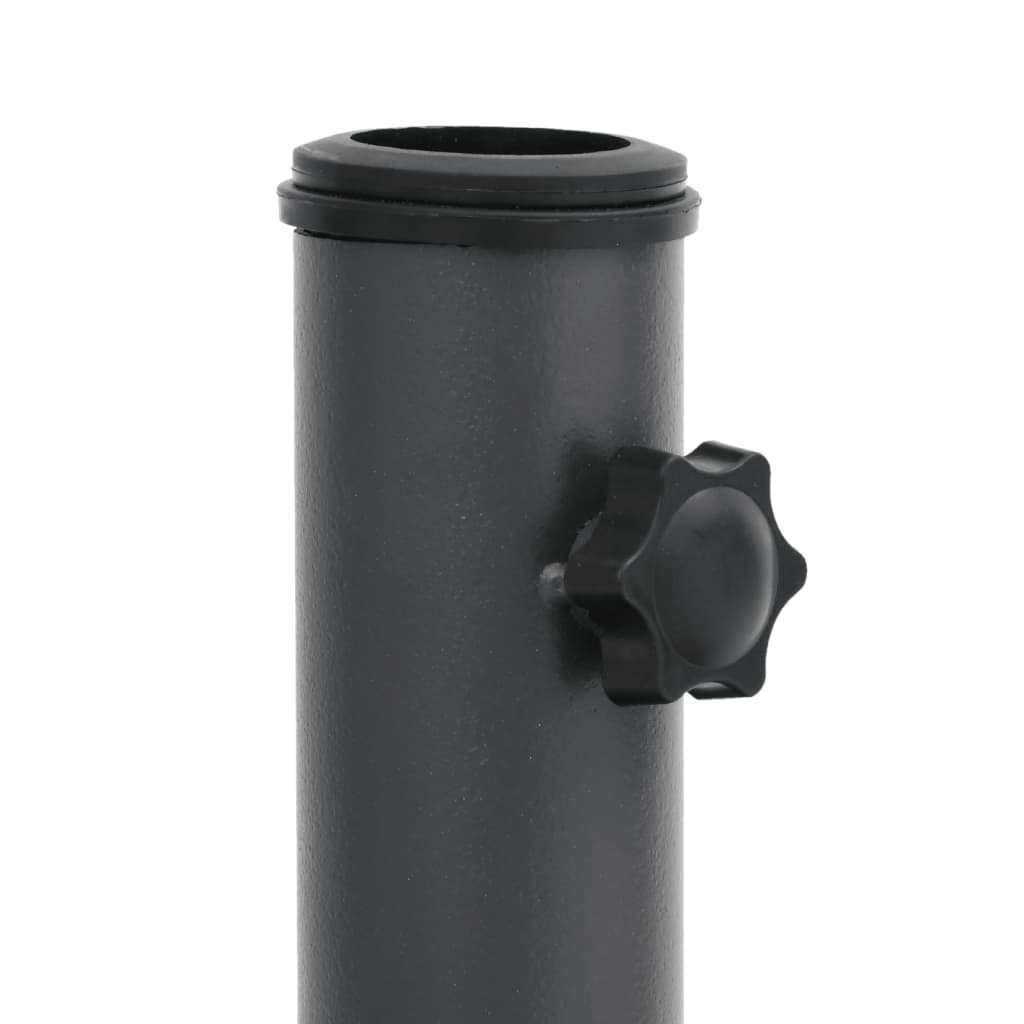 téglalap alakú napernyőtalp Ø32/38/48 mm-es rúdhoz 15 kg