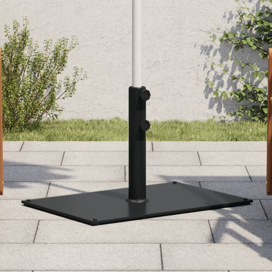 téglalap alakú napernyőtalp Ø32/38/48 mm-es rúdhoz 15 kg