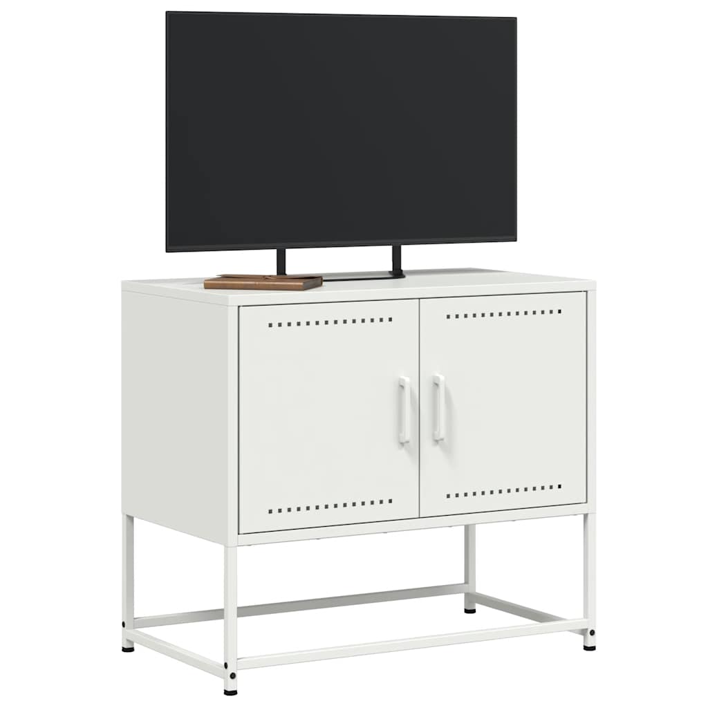 fehér acél TV-szekrény 68,5x39x60,5 cm