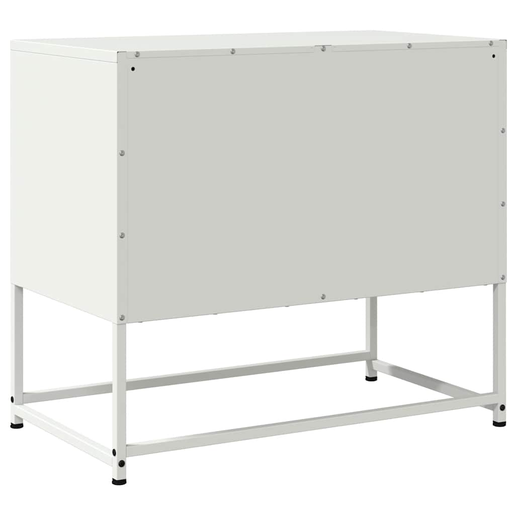 fehér acél TV-szekrény 68,5x39x60,5 cm