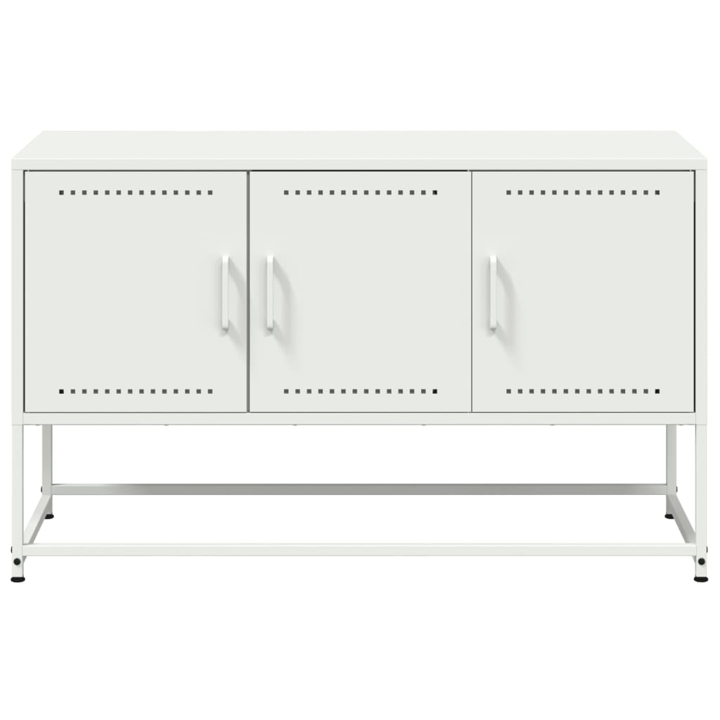 fehér acél TV-szekrény 100,5x39x60,5 cm