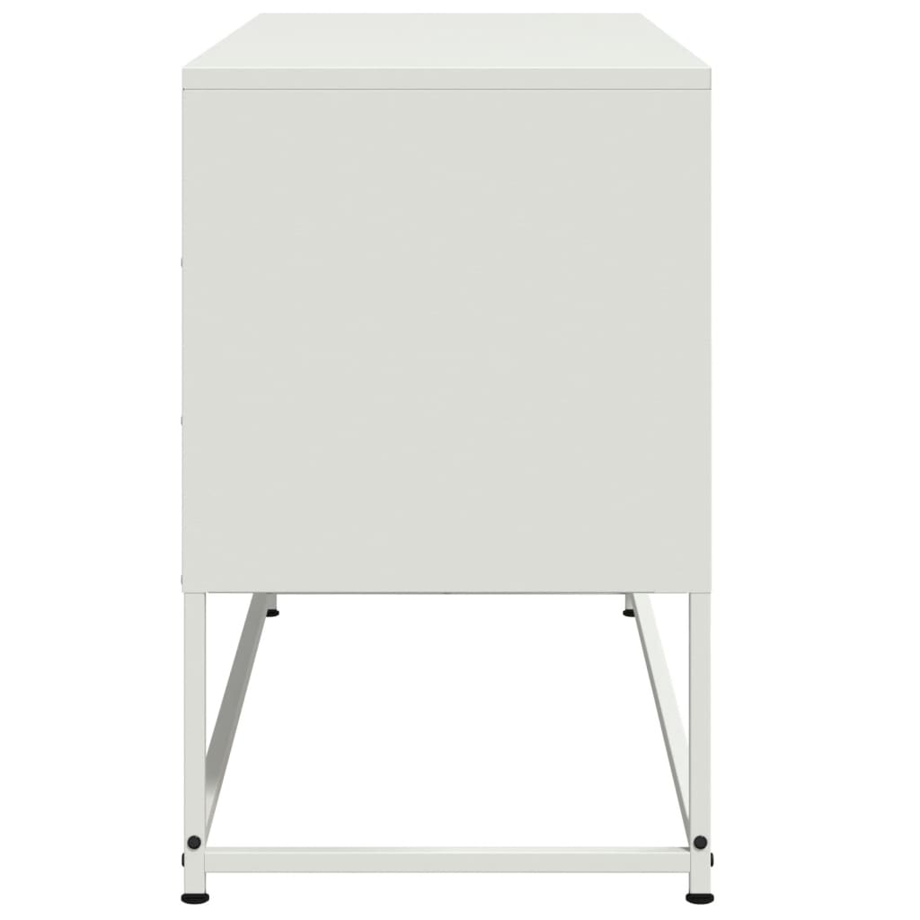 fehér acél TV-szekrény 100,5x39x60,5 cm