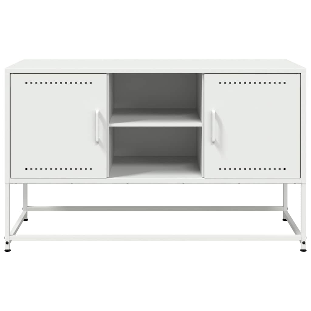 fehér acél TV-szekrény 100,5x39x60,5 cm