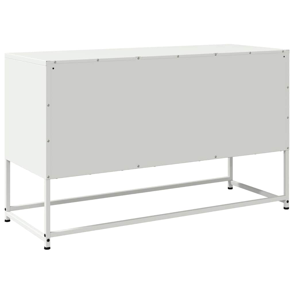 fehér acél TV-szekrény 100,5x39x60,5 cm