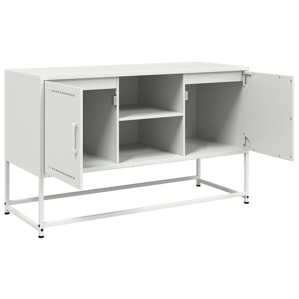 fehér acél TV-szekrény 100,5x39x60,5 cm