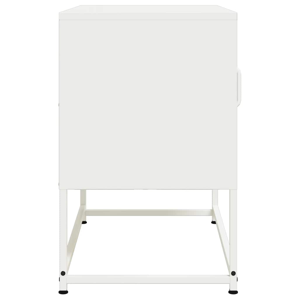 fehér acél TV-szekrény 68 x 39 x 60,5 cm