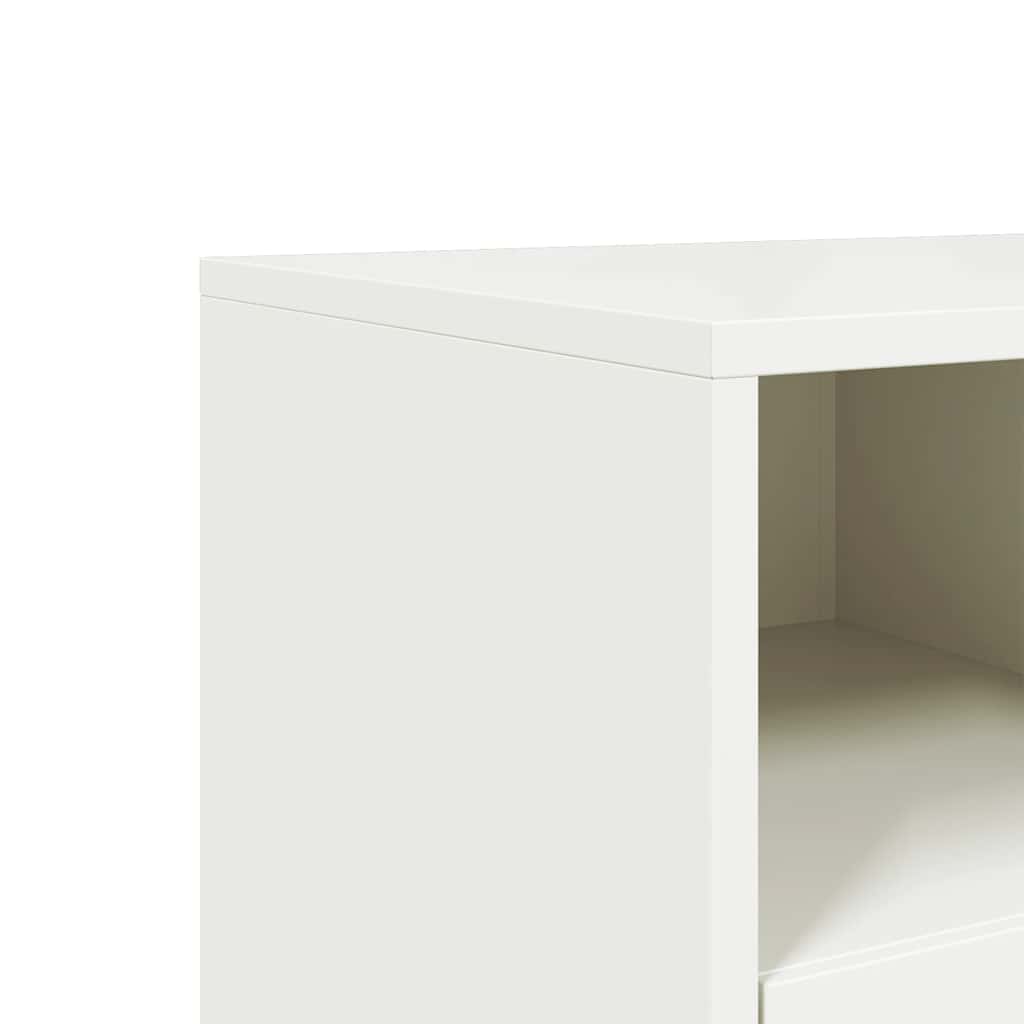 fehér acél TV-szekrény 100,5x39x60,5 cm