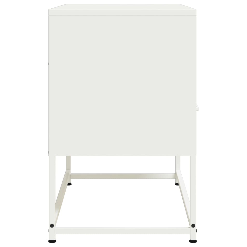 fehér acél TV-szekrény 68 x 39 x 60,5 cm
