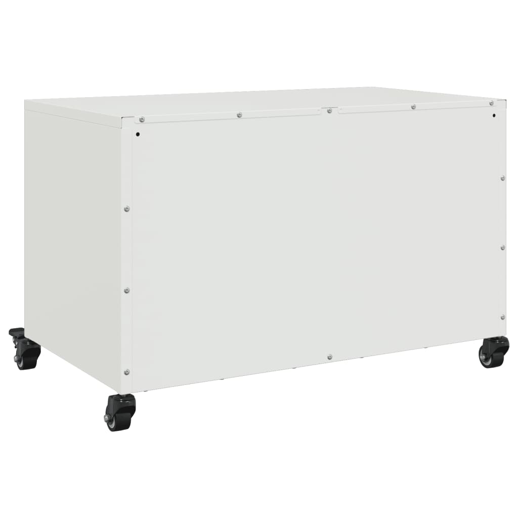 fehér acél TV-szekrény 68 x 39 x 43,5 cm