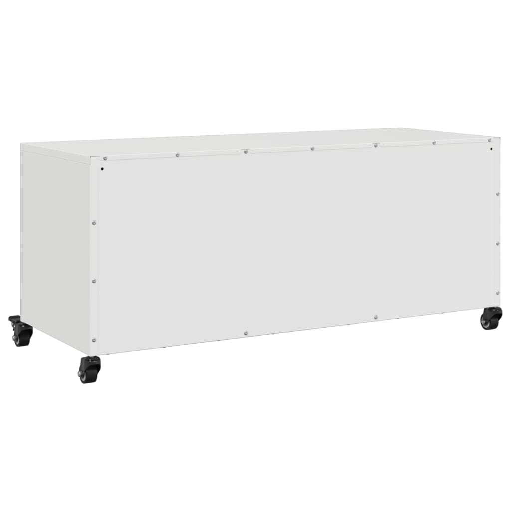 fehér acél TV-szekrény 100,5 x 39 x 43,5 cm