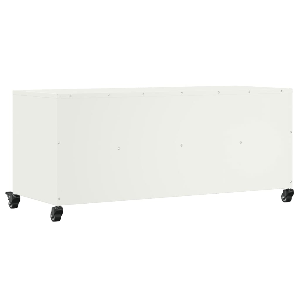 fehér acél TV-szekrény 100,5 x 39 x 43,5 cm