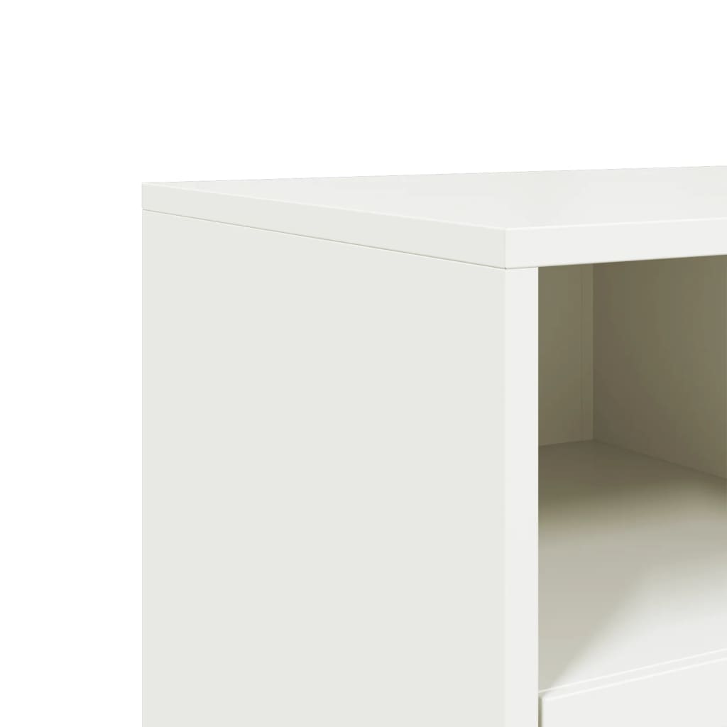 fehér acél TV-szekrény 100,5 x 39 x 43,5 cm