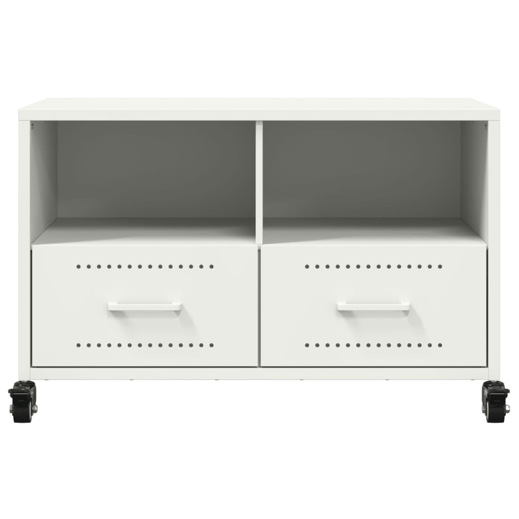 fehér acél TV-szekrény 68 x 39 x 43,5 cm