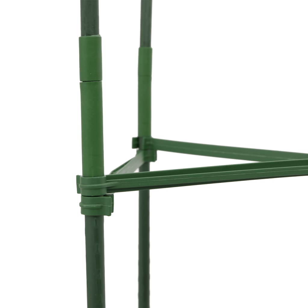 2 db acél és PP paradicsom ketrec növényzsákkal 116 cm