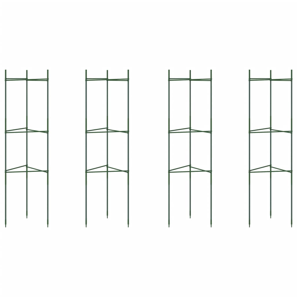 4 db acél és PP paradicsomketrec 116 cm
