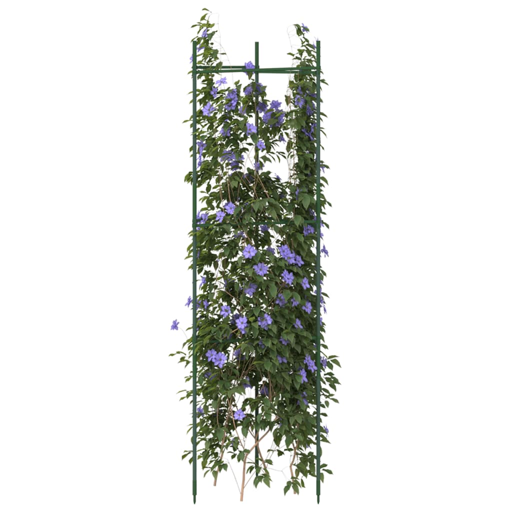4 db acél és PP paradicsomketrec 116 cm
