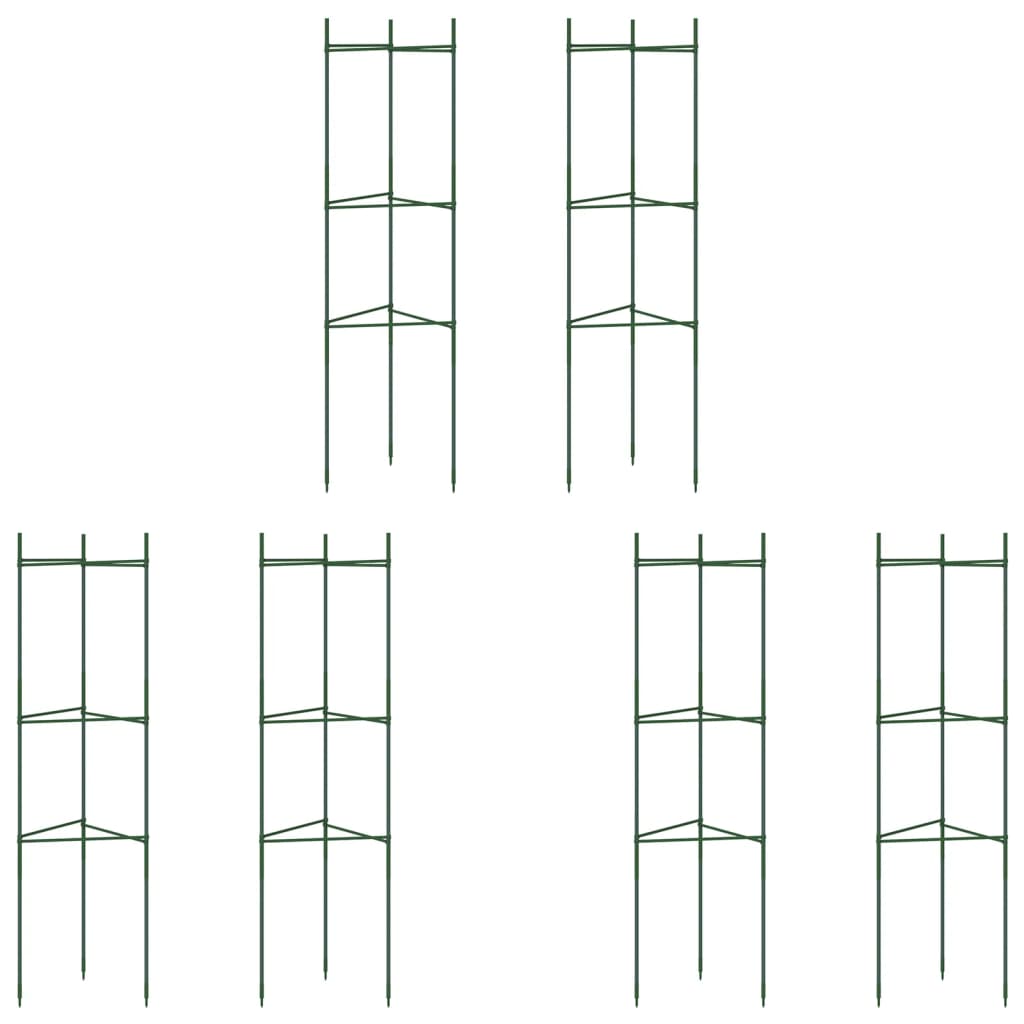 6 db acél és polipropilén paradicsomketrec 116 cm
