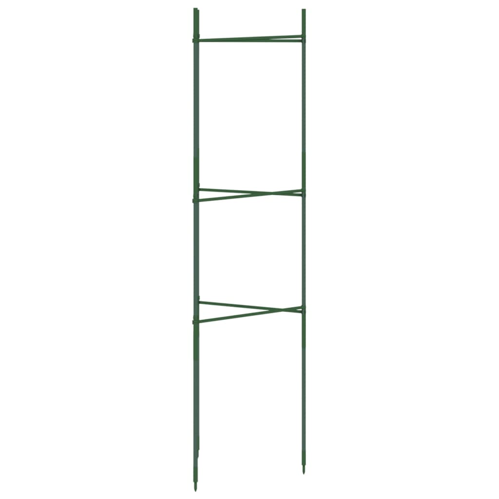 6 db acél és polipropilén paradicsomketrec 116 cm