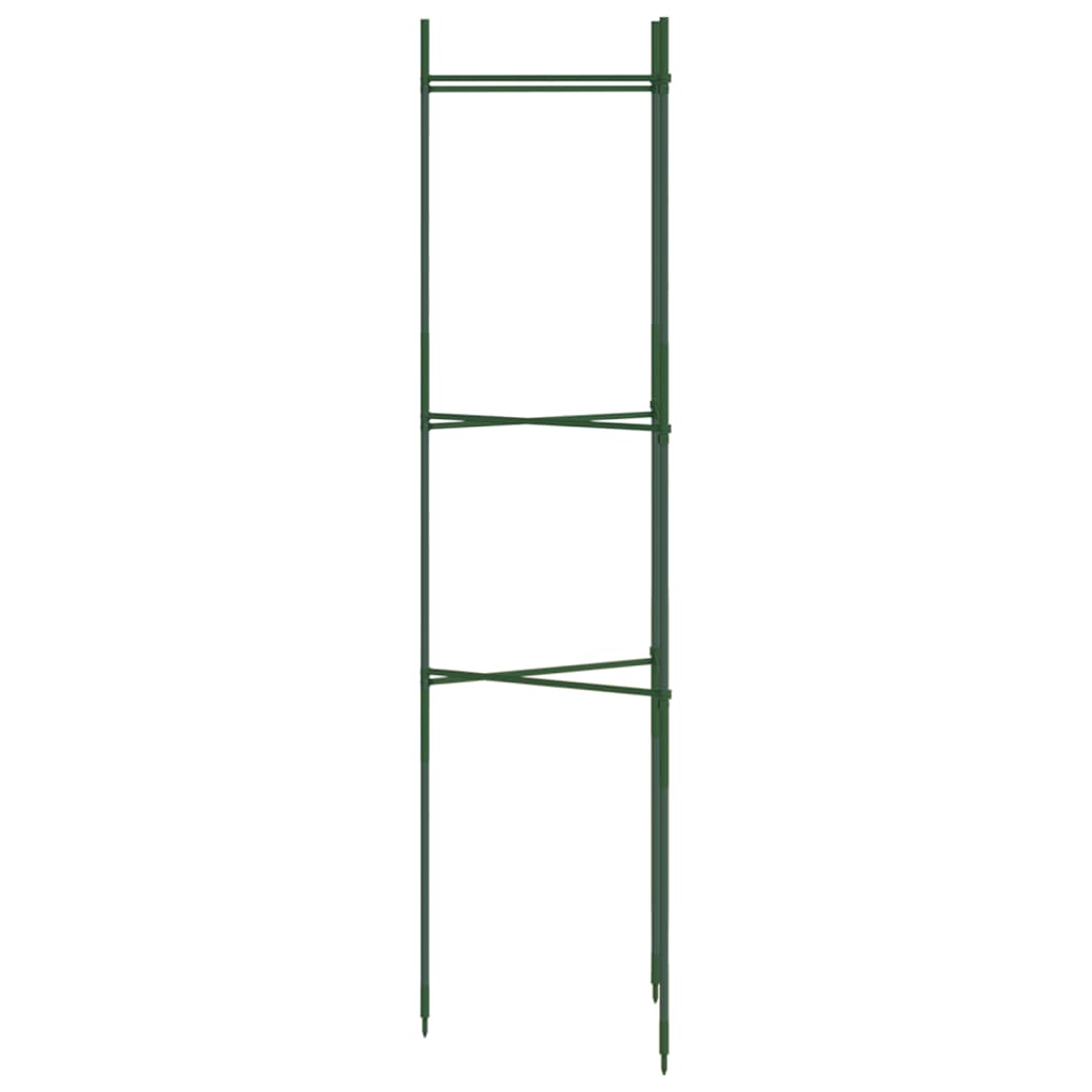 6 db acél és polipropilén paradicsomketrec 116 cm