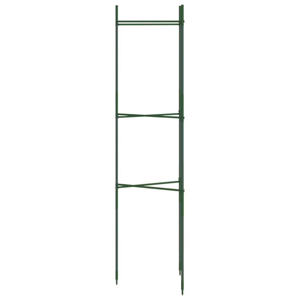 8 db acél és polipropilén paradicsomketrec 116 cm