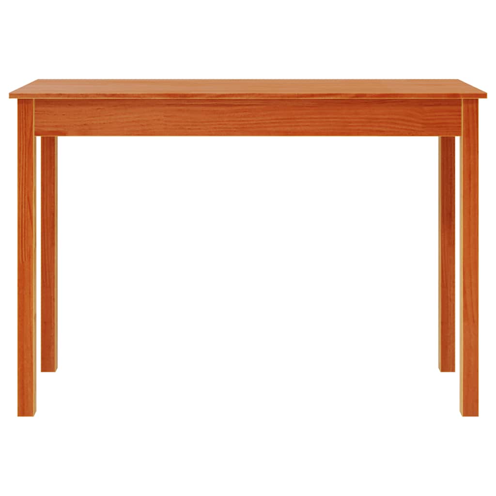 viaszbarna tömör fenyőfa tálalóasztal 110 x 40 x 75 cm