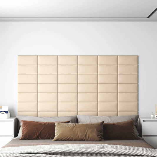 Fali Fejtámla 12 pcs Krém 30 x 15 cm szövet