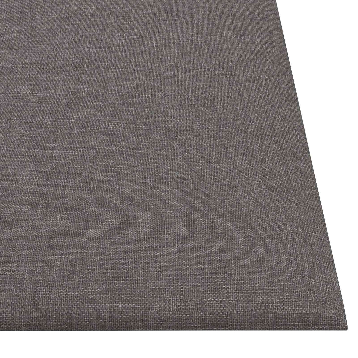 Fali Fejtámla 12 pcs 30 x 30 cm Világosszürke szövet