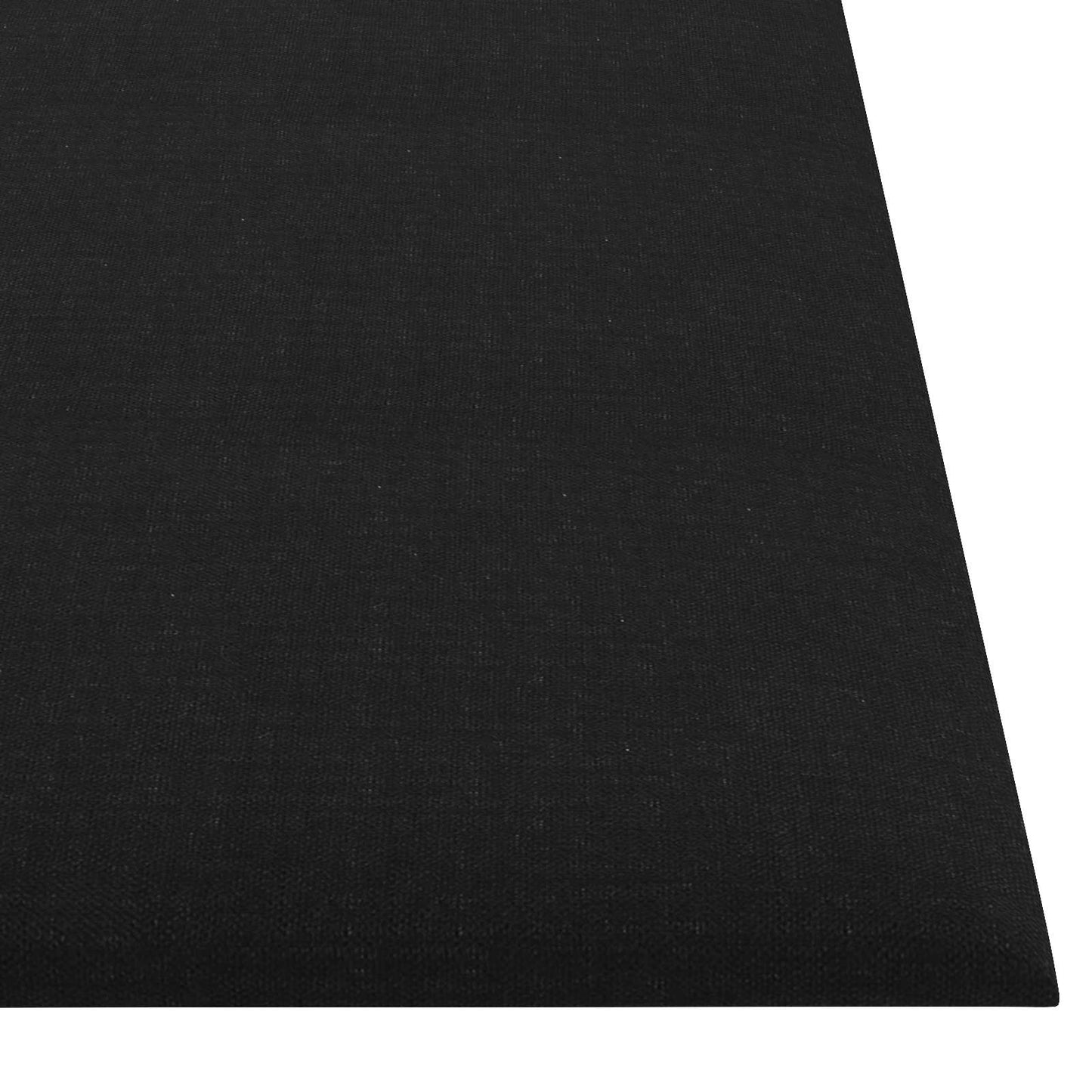 Fali Fejtámla 12 pcs 30 x 30 cm Fekete szövet