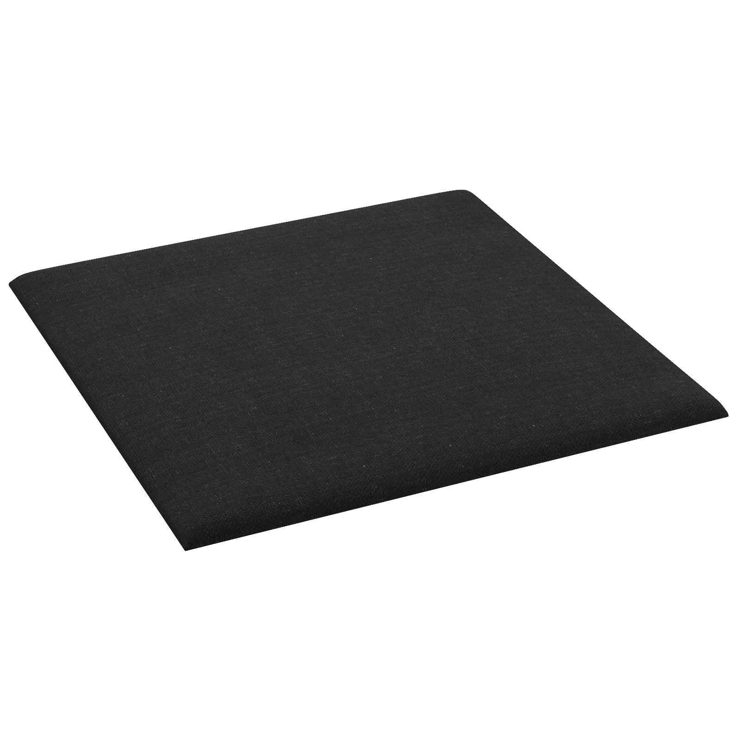 Fali Fejtámla 12 pcs 30 x 30 cm Fekete szövet