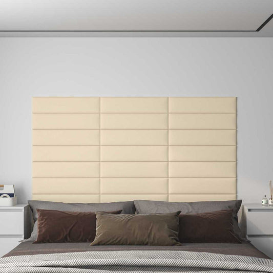 Fali Fejtámla 12 pcs Krém 60 x 15 cm szövet