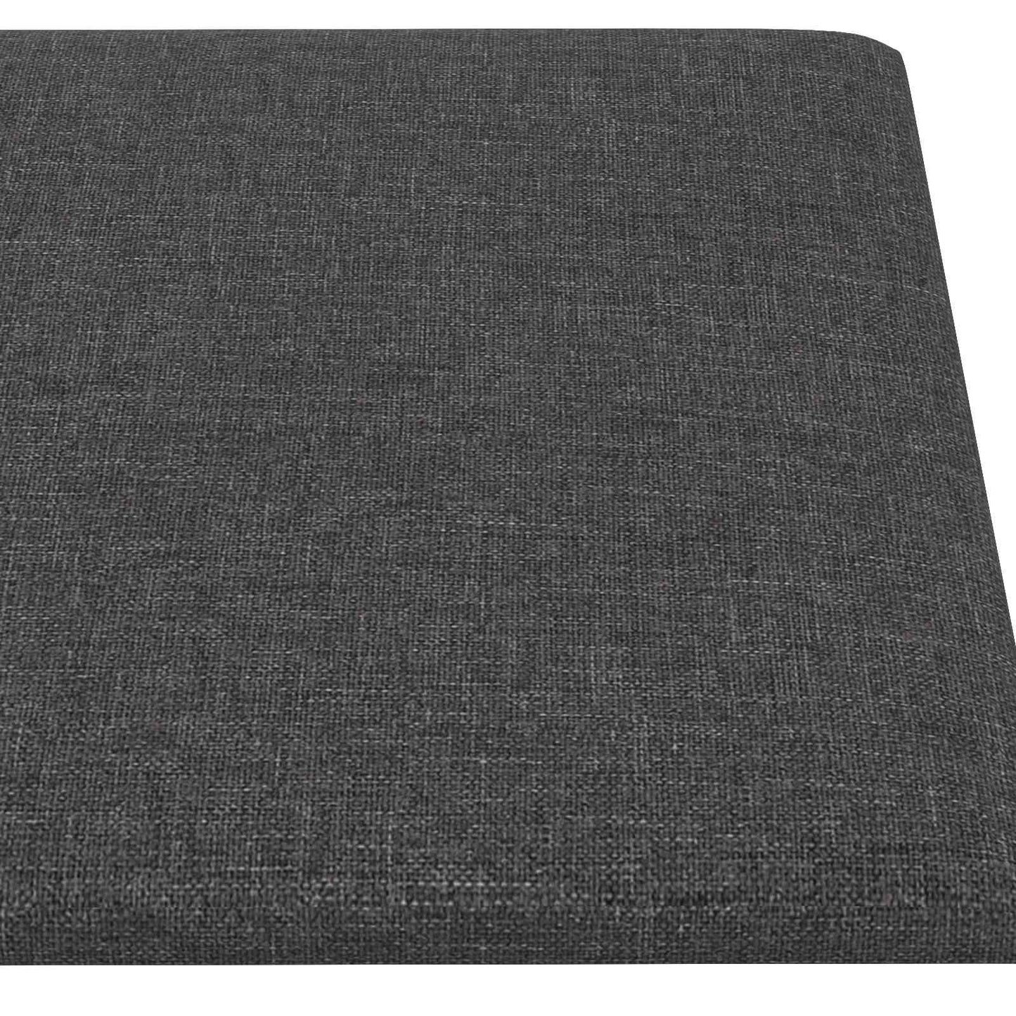 Fali Fejtámla 12 pcs Sötétszürke 60 x 30 cm szövet