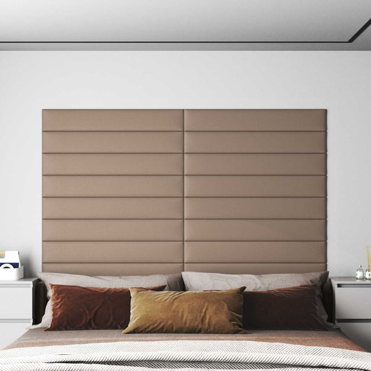 Fali Fejtámla 12 pcs Cappuccino 90 x 15 cm szövet